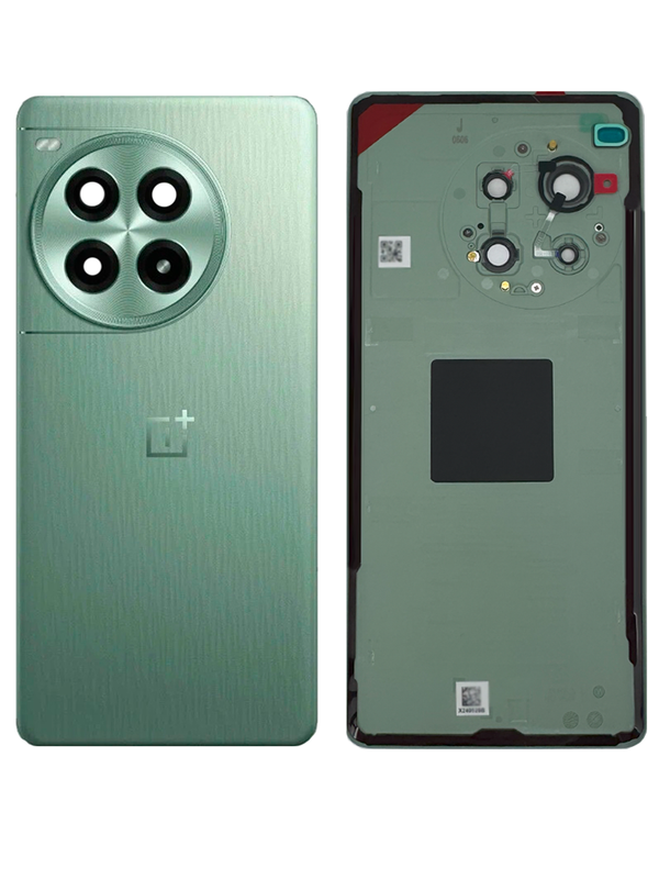 Задняя крышка для OnePlus 12T/Ace 3 Pro зеленая (Green field) со стеклом камеры камеры