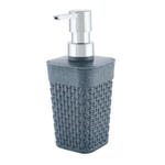 Дозатор для жидкого мыла Plast Team Stone 75х58х166мм темный камень