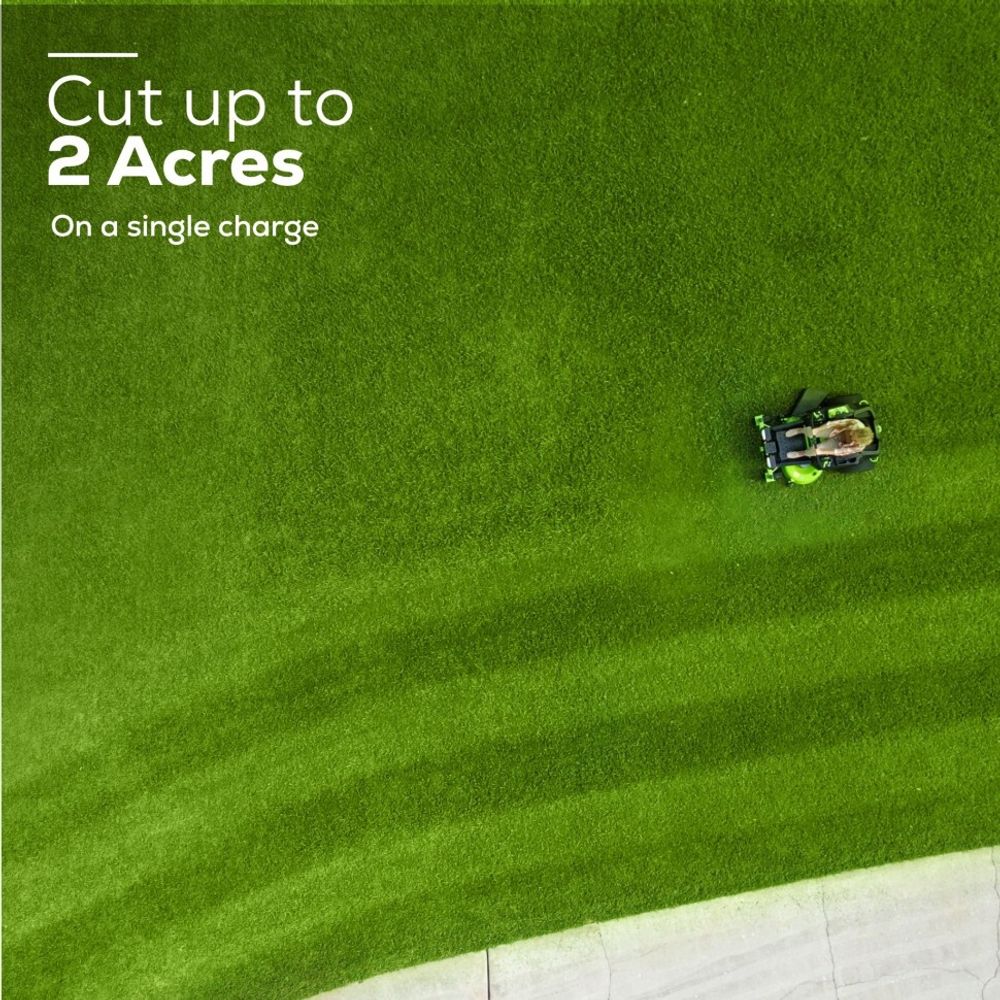 Райдер садовый GC82ZT107 аккумуляторный с нулевым радиусом разворота Greenworks Арт. 7404107, 82V, без АКБ и ЗУ