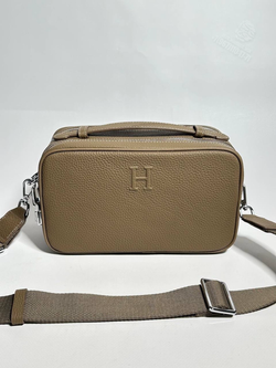 Сумка через плечо Hermes камера бэг зеленая