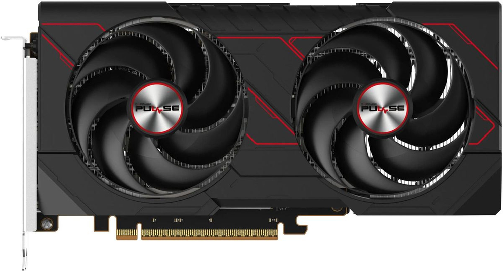 Видеокарта Sapphire AMD  Radeon RX 9060XT 11350-04-20G PULSE AMD RADEON RX 9060 XT GAMING OC 8GB DUAL 8ГБ Pulse, GDDR6, OC,  Ret