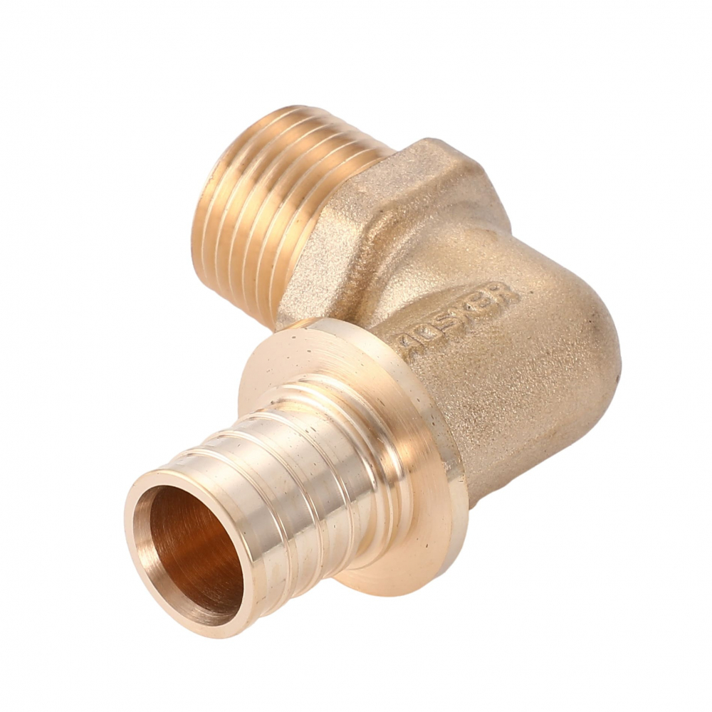 Угольник переходной с наружней резьбой 20 x R 1/2" AOSKER 1110.2015 для труб из сшитого полиэтилена
