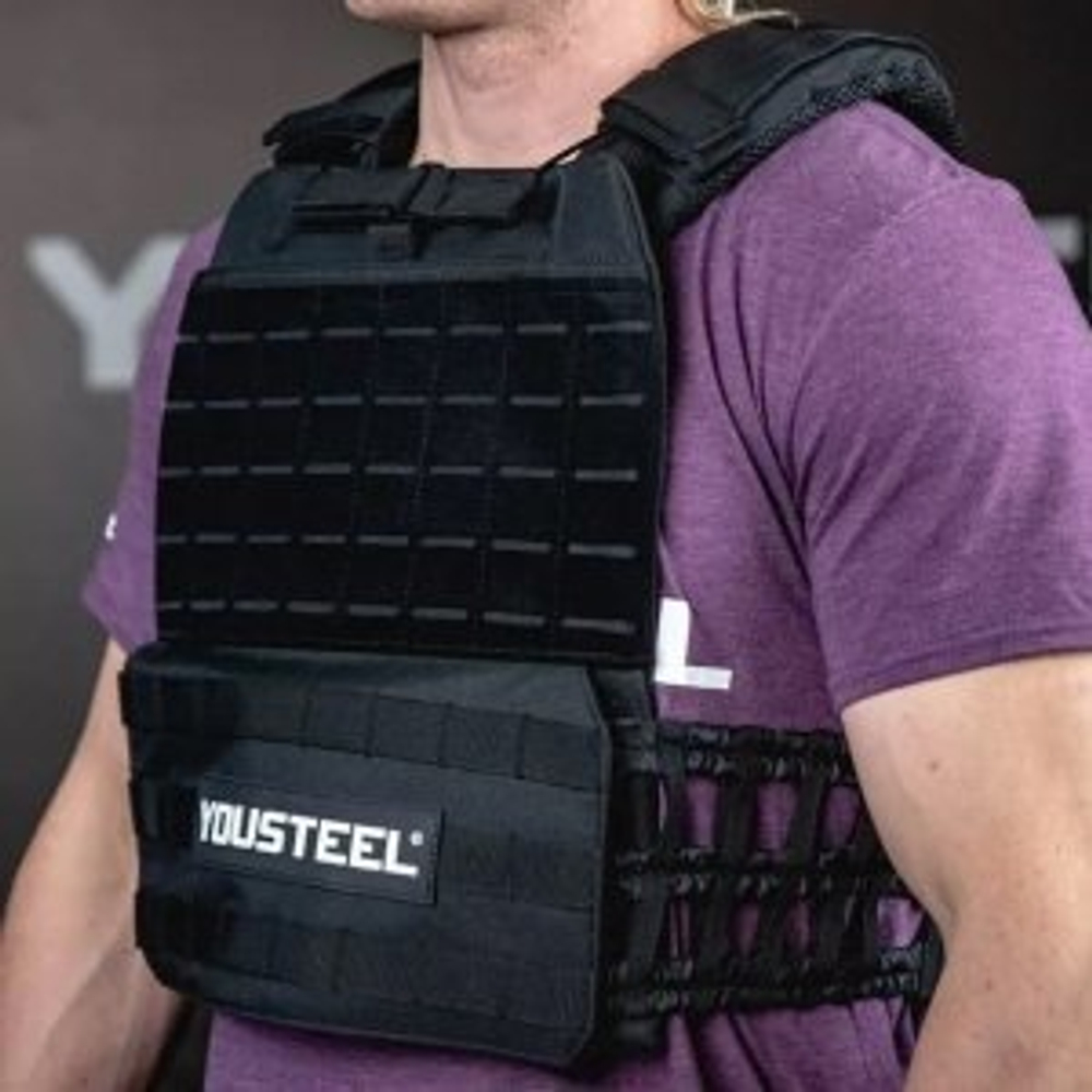 Жилет утяжелитель c плитами, 6 кг