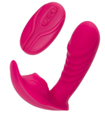 Ярко-розовый стимулятор точки G с вакуум-волновой стимуляцией Shani (Цвет: ярко-розовый)