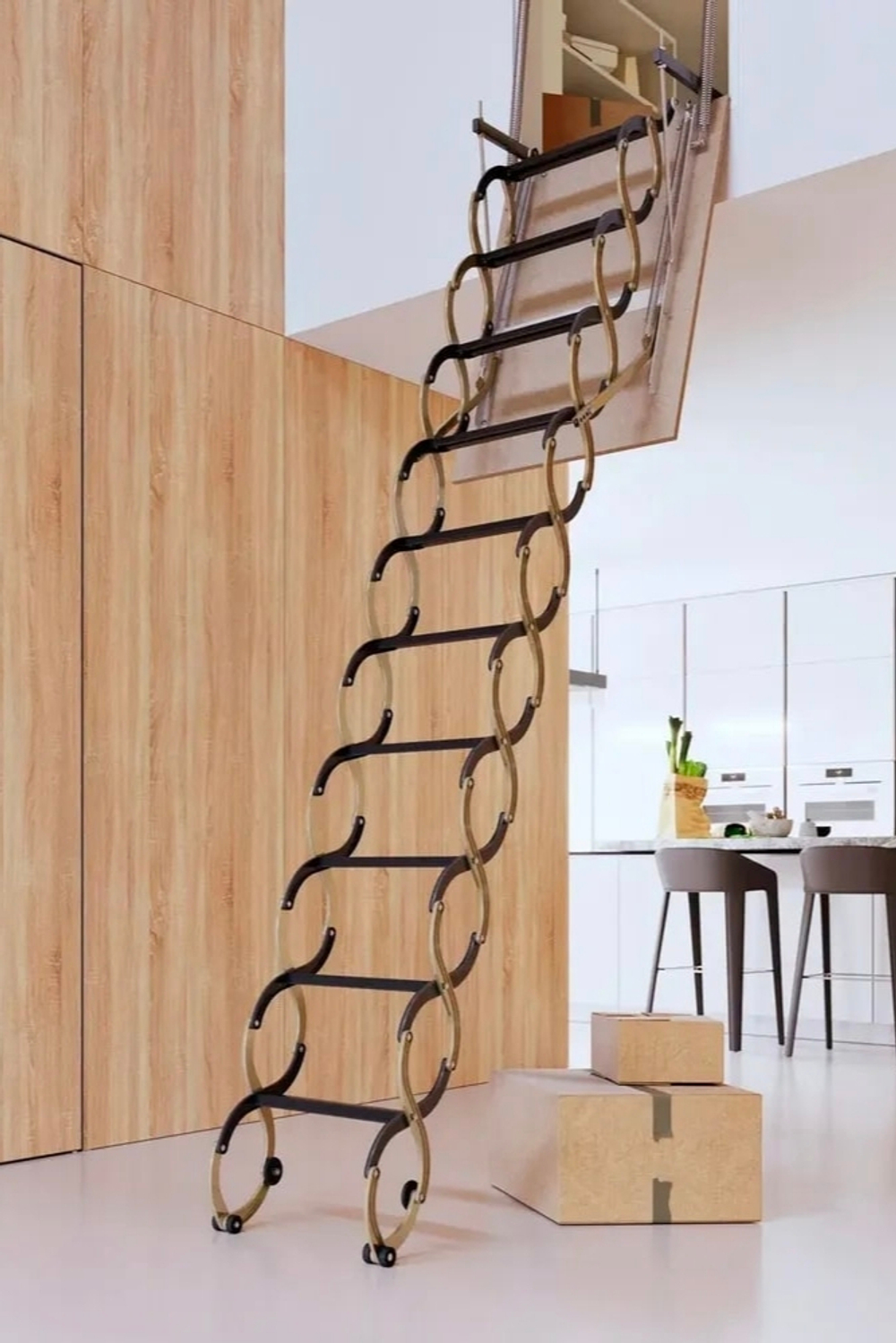 NOZYCOWE VERTICALE лестница с люком