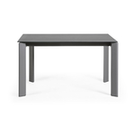 Стол Atta 140 (200) x90 антрацит керамика