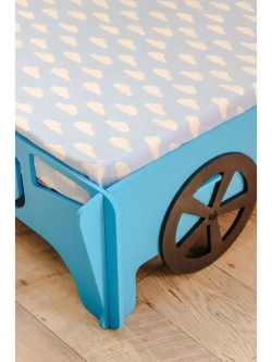 Кровать машина детская односпальная 140x70