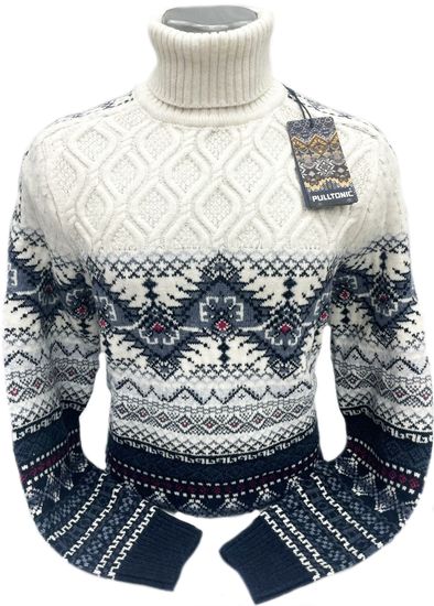 p-p 56-60. Pulltonic из шерсти и кашемира "Снег". BATAL