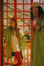 Купить Парка Choompu оверсайз зеленая Парка Choompu оверсайз зеленая