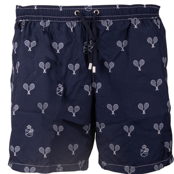 Мужские спортивные боксеры Monte-Carlo Rolex Masters Crossed Rackets Boxer - темно-синий