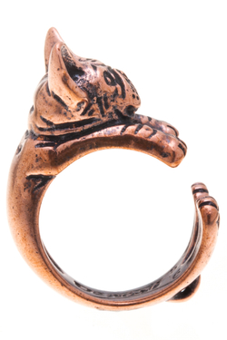 "Брэйди" кольцо в медном покрытии из коллекции "Bow-wow" от Jenavi