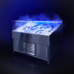 Витрина для выкладки рыбы на льду с охлаждением и системой туманообразования Finist VFgt