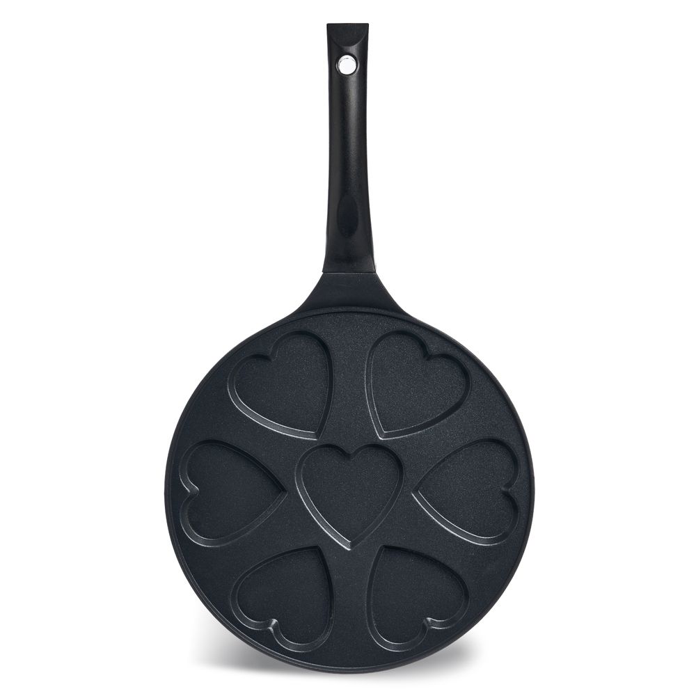 СКОВОРОДА AGNESS "СЕРДЦЕ" ДЛЯ ОЛАДИЙ С АНТИПРИГАР.ПОКРЫТИЕМ ДИАМЕТР=26.5 СМ.