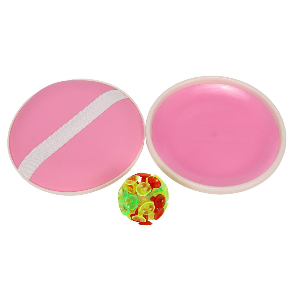 Фрисби д-18 см с липучкой 3 микс цветов, пакет с-30901