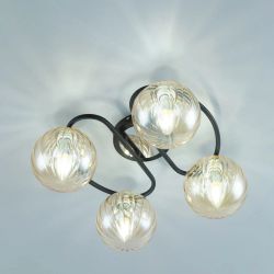 Citilux Эрни CL122145 Люстра потолочная Чёрная