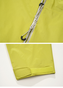 Куртка Nothomme Monterest outdoor C6 water-repellent glossy color-block zipper lightweight hooded jacket