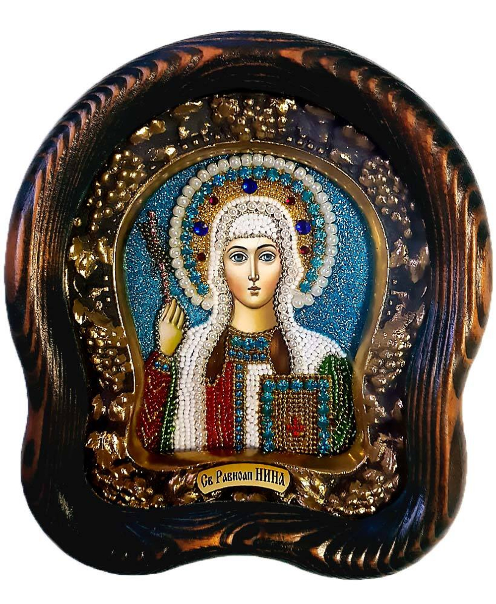 Святая равноапостольная Нина лазурит