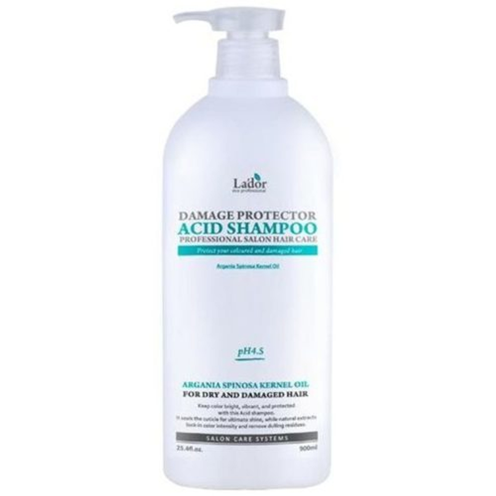 Lador Damaged Protector Acid Shampoo шампунь с аргановым маслом для сухих, поврежденных и окрашенных волос