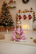 Пижама детская 100% хлопок голубая