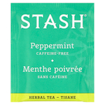 Stash Tea, Herbal Tea, освежающая перечная мята, без кофеина, 20 чайных пакетиков, 20 г (0,7 унции)