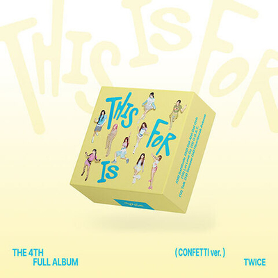 Альбом TWICE - 4th regular album THIS IS FOR (CONFETTI ver.)