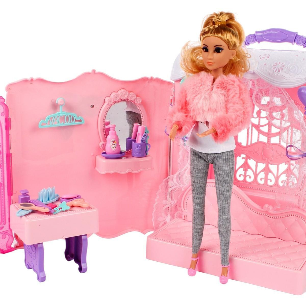 Кукла тип Модель с акессуарами, коробка JJ8710-1B