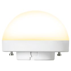 LED-GX53-13W-3000K-GX53-FR-SPHERE PLZ02WH Лампа светодиодная со сферическим рассеивателем. матовая. Теплый белый свет 3000K. Картон. ТМ Uniel