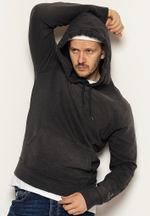 Худи Bowery NYC однотонное Spray Pirate Black