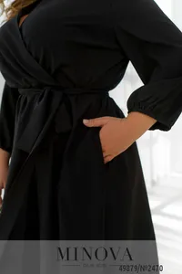 Платье 2470-черный Minova