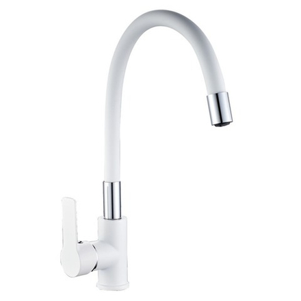 Смеситель для кухни Haiba HB 70113-8 белый