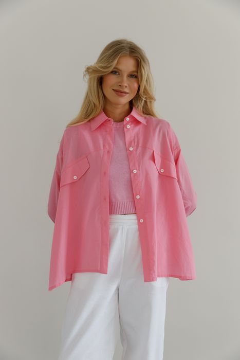 РУБАШКА КЕЛСИ РОЗОВЫЙ ЛИМОНАД