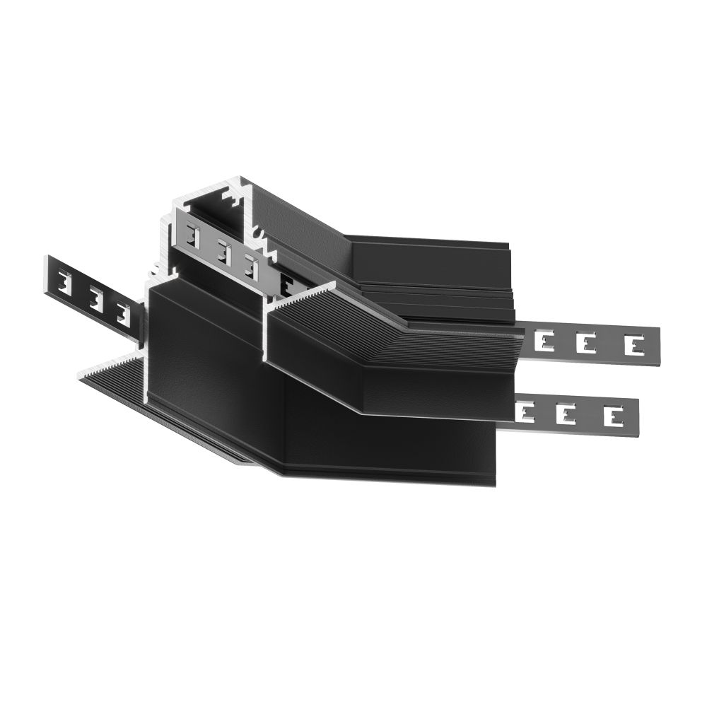 Угол для соединения 135° встраиваемого однофазного шинопровода Maytoni Gravity TRA010CLO-42B