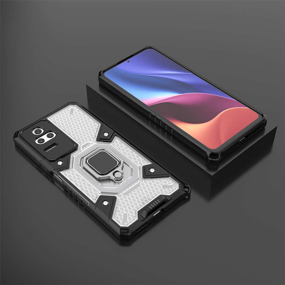 Противоударный чехол с Innovation Case с защитой камеры для Xiaomi Poco F4