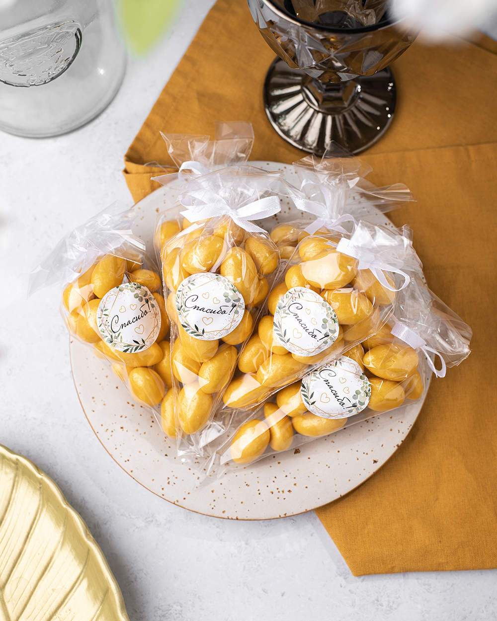 Сладкие подарки гостям на свадьбу