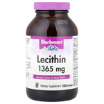 Bluebonnet Nutrition, натуральный лецитин, 1365 мг, 180 мягких желатиновых капсул