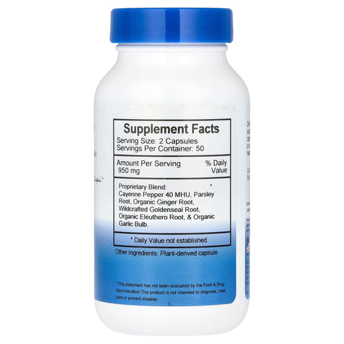 Christopher's Original Formulas, средство для кровообращения, 100 вегетарианских капсул