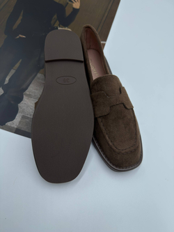 Туфли женские экокожа арт. 425-2 цвет "коричневый"