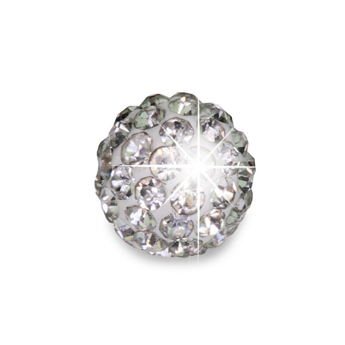 Серьги для ушей White Crystals Ball Biojoux BJT0060