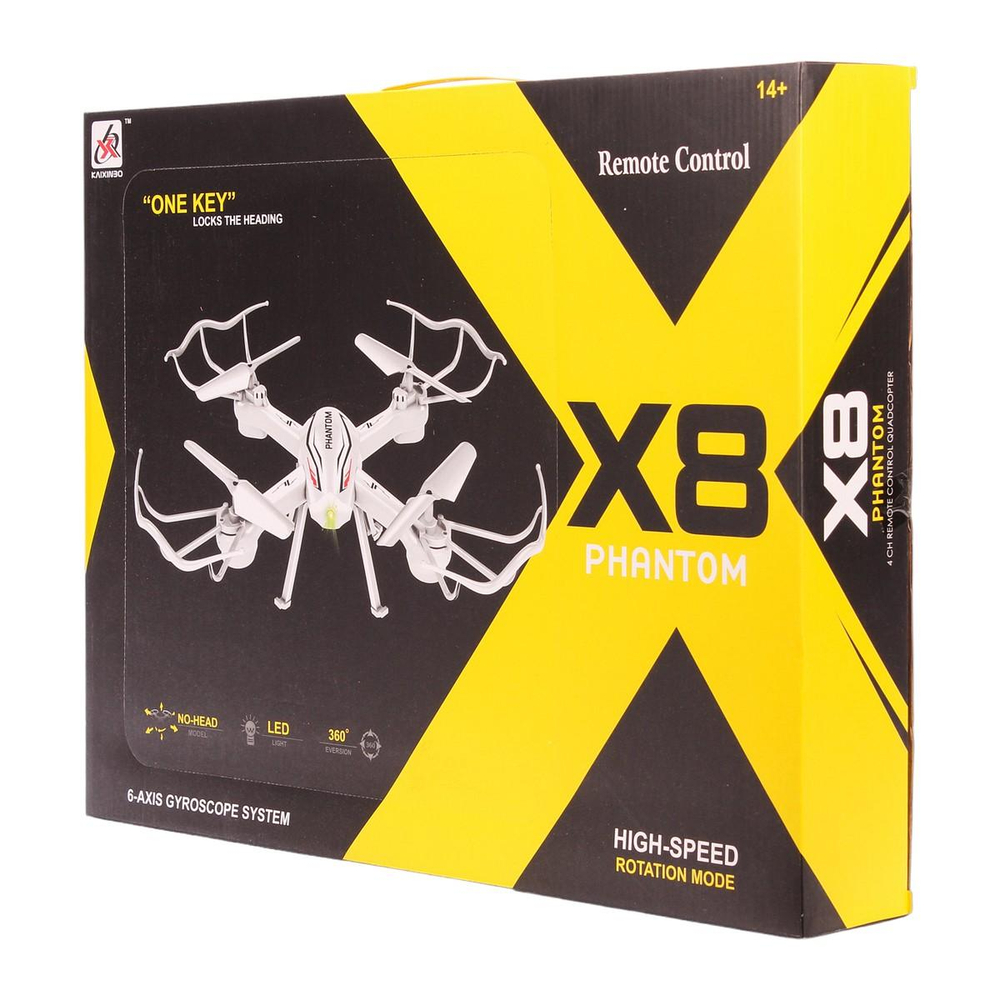 Квадрокоптер на РУ, коробка X8