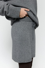 Юбка мини из смесового кашемира