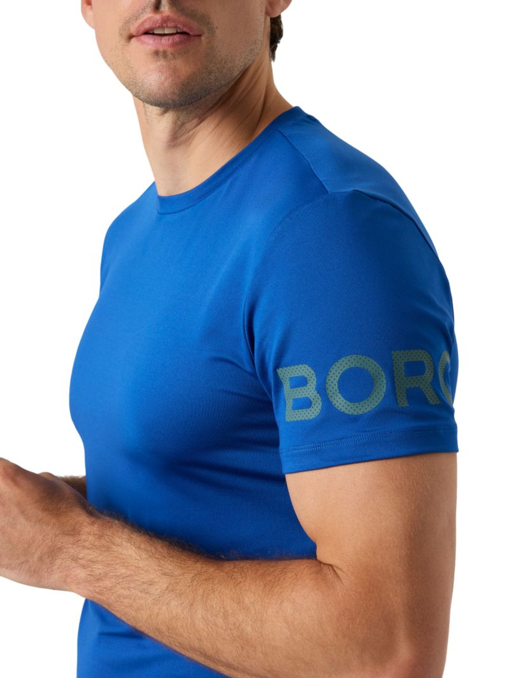 Мужская теннисная футболка Björn Borg - monaco blue