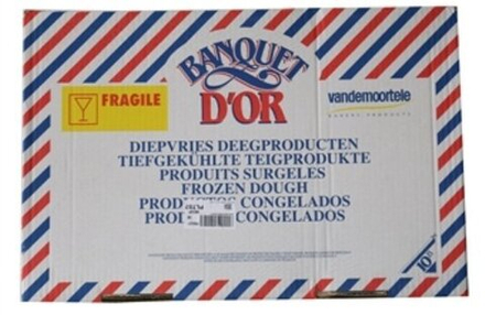 Замороженное слоеное тесто "BANQUET DOR" 625гр/16листов