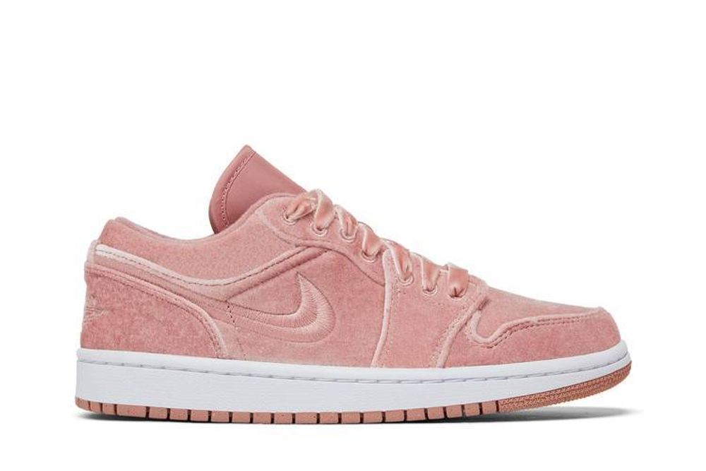 Кроссовки Jordan Air Jordan 1 Low "Pink Velvet" (Женская размерная сетка)