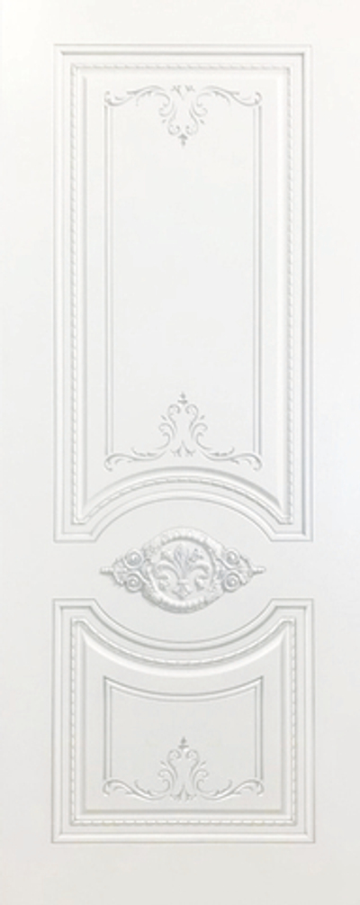 Межкомнатная дверь Космос "Моцарт" патина серебро