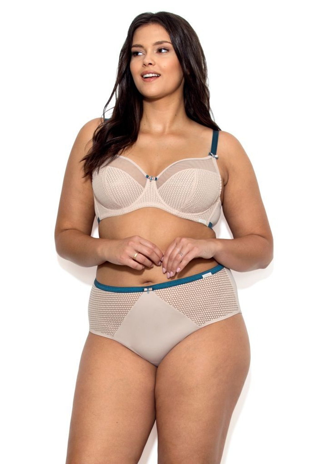 Бюстгальтер Eleni с мягкими чашками (Размер: 80F) (Цвет: кофейный)