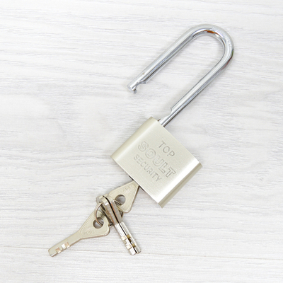 Замок навесной 50мм, длинная дужка, металлический