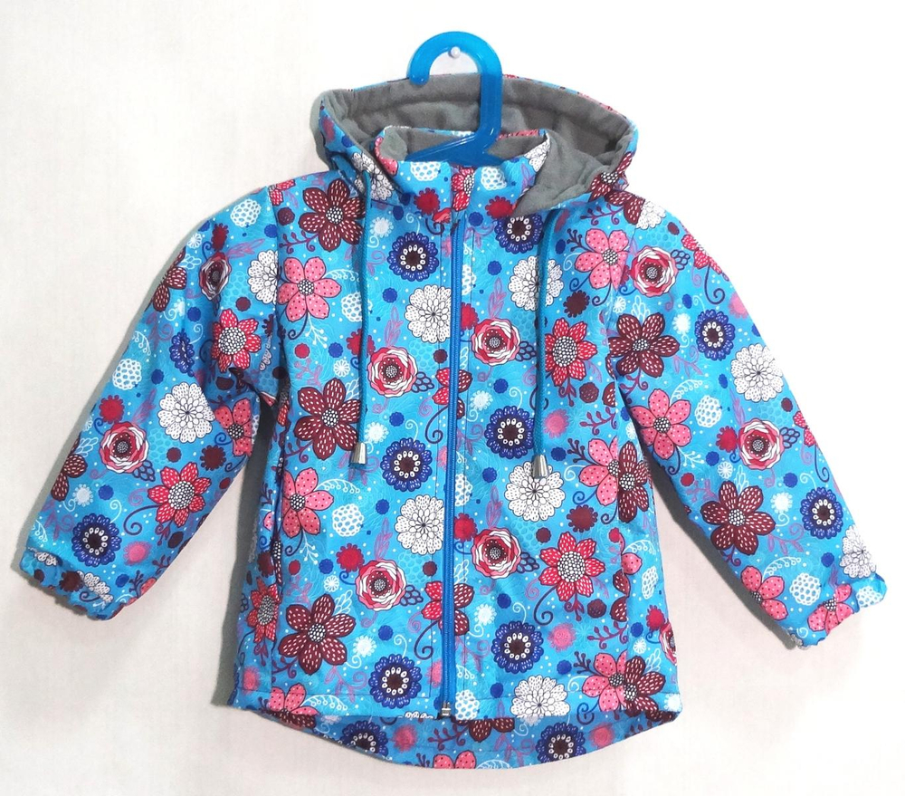 Ветровка на флисе для девочек 140-146 2417-07 (Ириска)