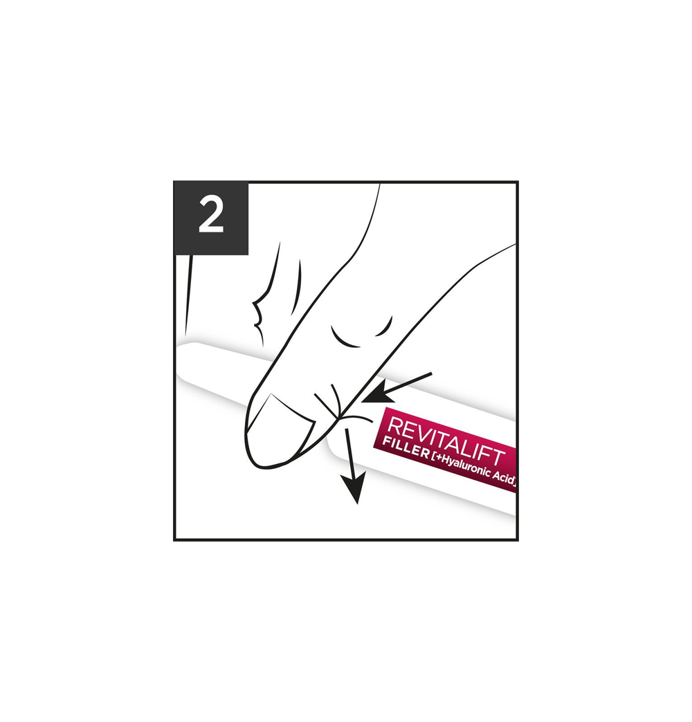 L’Oreal Paris Revitalift Filler - наполнение гиалуроновой сывороткой в ампулах /   7x1,3  ml  / GTIN 3600523633982