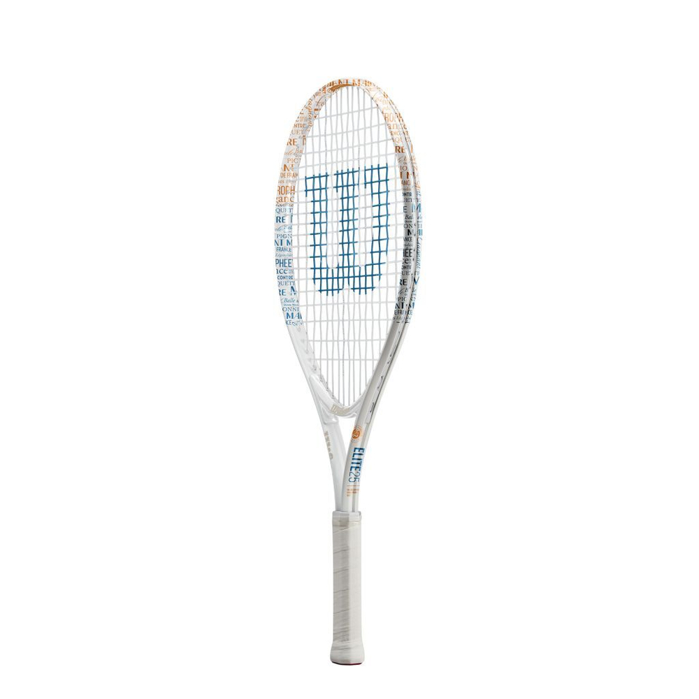 Ракетка детская Wilson Roland Garros Elite 25 Kit - white/blue/clay red