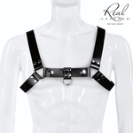 Брутальная мужская портупея-сбруя (Цвет: черный)